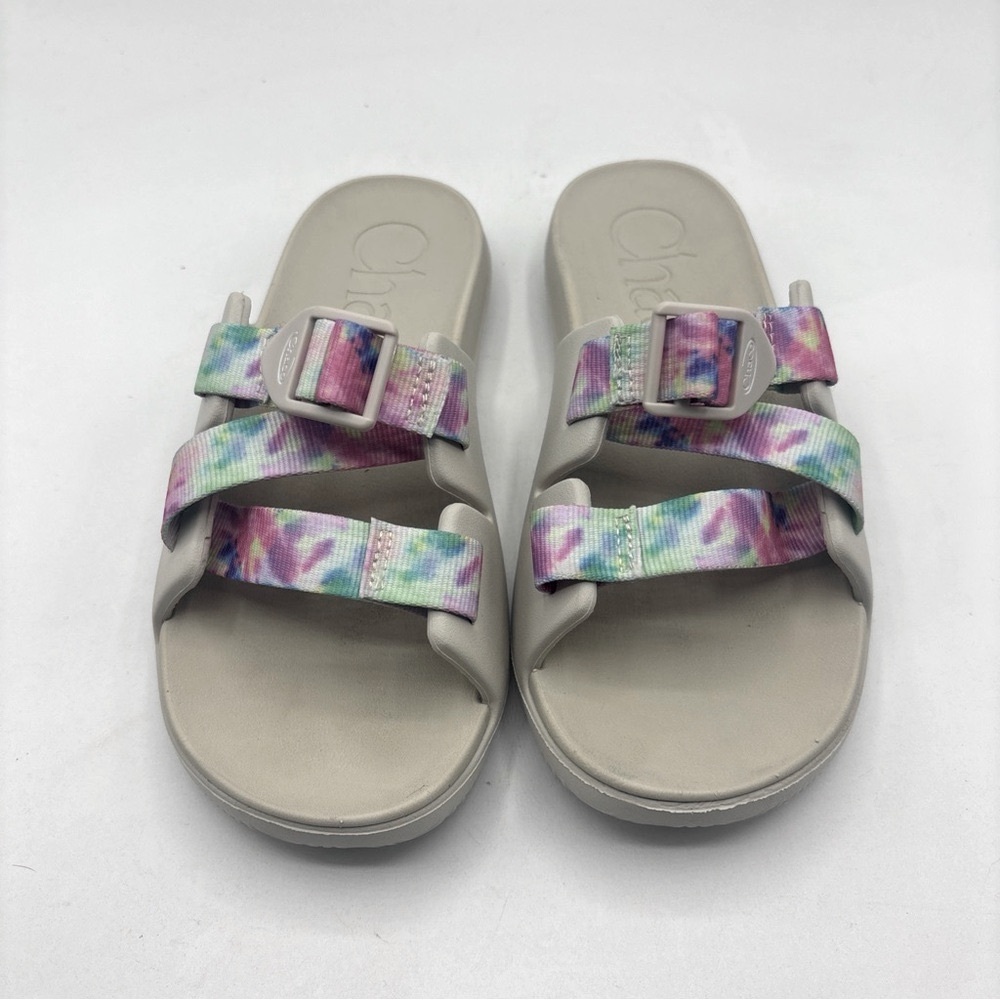 Chaco Kids Chillo Slides Light Tye Dye Size 3